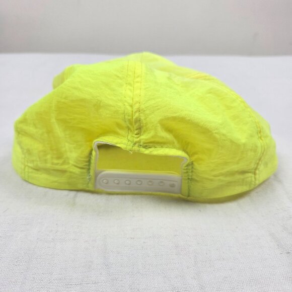 Vintage Chevrolet Neon Hat Cap Adult One Size Snap Back Chevy Trucker Racing - Picture 6 of 11